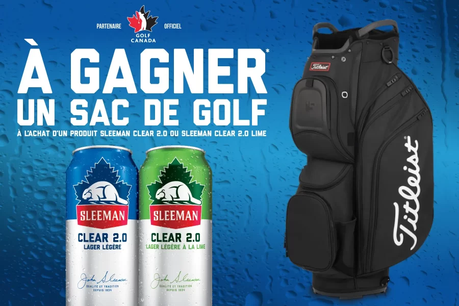CONCOURS SLEEMAN CLEAR SAC DE GOLF
