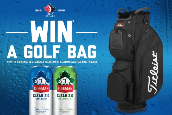 SLEEMAN CLEAR GOLF BAG CONTEST