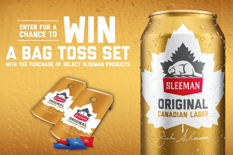 SLEEMAN BAG TOSS SET CONTEST